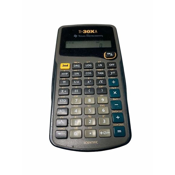 Texas Instruments TI-30XA‎ Scientific Calculator Works Great w/ Cover - Picture 1 of 4